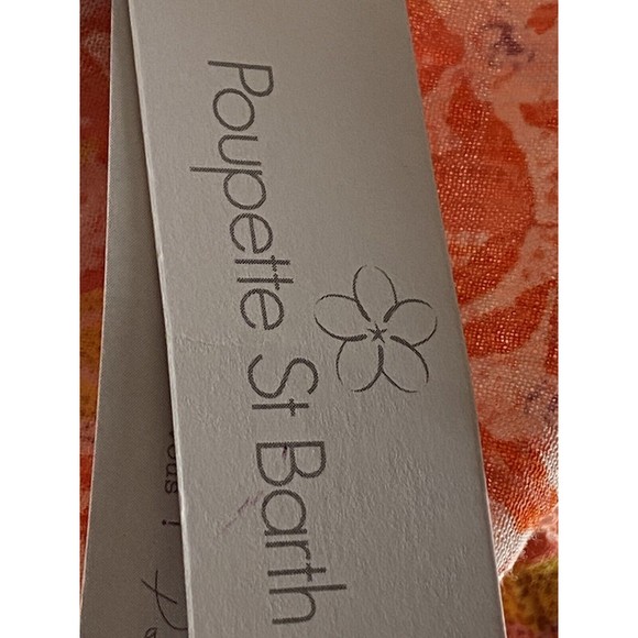 F. Poupette St Barth Dress Sise XS Multicolor Floral Orange 3/4 Sleeve. NWT - Picture 12 of 12